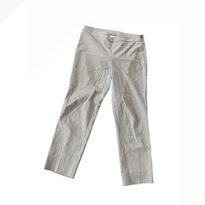 W by Worth Black White Gingham Check Cropped Trousers Pants Size 10